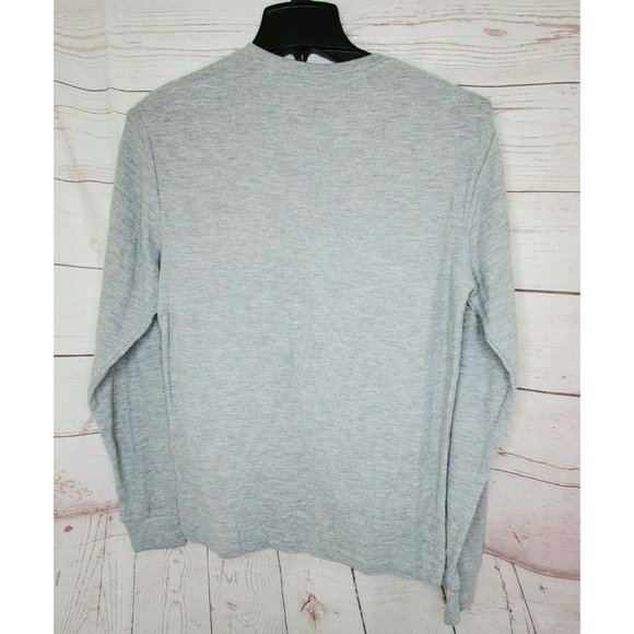 South Pole Authentic Collection Heather Grey Small Embroidered Long Sleeve Shirt - Picture 7 of 11